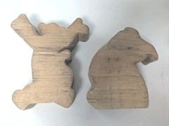 Set 6 Winnie The Pooh Tigger Roo Rabbit Piglet Eeyore Wood Decor Baby Shower