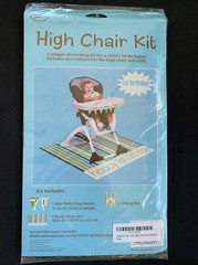 Boy Blue First 1st Birthday Party High Chair Sweet at One Animals Decorating Kit