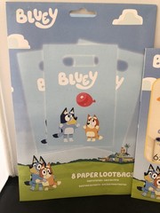 Bluey Party Decorations Bluey Kid Birthday Swirl Decorations and party loot bags