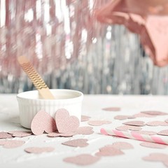 Glitter Heart Confetti for Table Wedding Birthday Party Decoration, 1.2 inch …