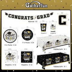 Convenient Disposable Graduation Tableware Set
