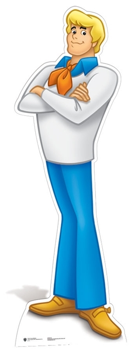 Fred Cardboard Cutout Stand Up from Scooby Doo Great Fun for Children’s Parties
