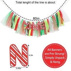 Christmas 1st High Chair Banner – Winter Wonderland First Decorations, Oh Wha…
