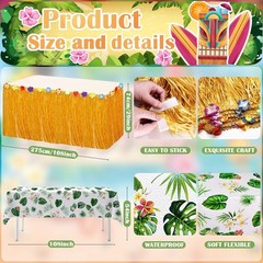 Hawaiian Luau Party Decorations Set – 161 Pcs//