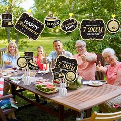 Vibrant 24 Pcs Retirement Party Centerpiece Sticks – Perfect for Any Celebration