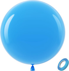 Blue Giant Balloons 36 Inch – 8 Pack Jumbo Blue Balloons Large round Light Blue
