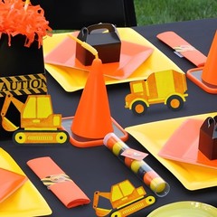 Construction Party Favors – 24 Pcs Birthday Supplies, Wooden Crafts & Decoration