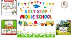 Celebrate with Style: 5th Grade Graduation Yard Sign – Next Stop Middle School!