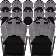 2 Pieces Coffin Storage Box Food with Lid Casket Boxes Goodies Container