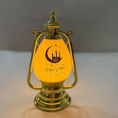 Eid mubarak Hurricane Lamp Retro Coal Oil Windproof Lamp Eid Al Fitr Mosque JQ