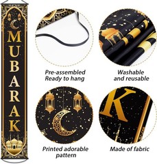 Vibrant Eid Mubarak and Ramadan Banners – Perfect for Indoor/Outdoor Festivities