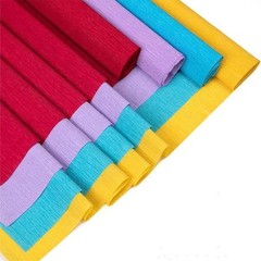 3 PCS Crepe Paper Streamers White Yellow Red 10 Inch x 8 Ft Room Party Decor