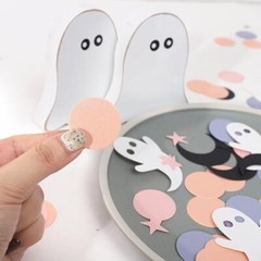 230psc Halloween Spooky Confetti – Pink Halloween Confetti, Spooky One Two