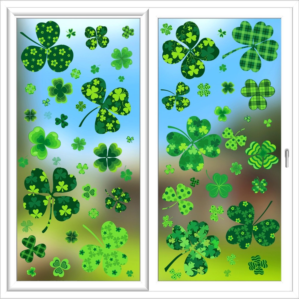 JCFIRE 118 Pcs St Patricks Day Decorations, 8 Sheets Extra