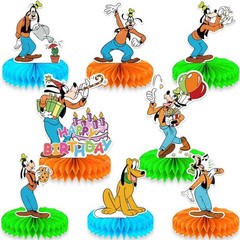 Goofy Honeycomb Centerpieces 3D Table Decorations Party Supplies