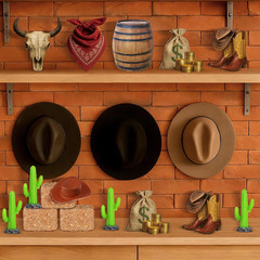 40 Pcs Western Themed Party Decorations- Cowboy Table Centerpieces, Lucky Horses