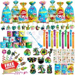 ANPHILE Hawaiian Party Favors 12 Pack Luau Tropical Straws