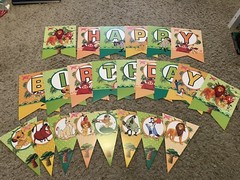 Vintage Lion King Happy Birthday Banner And Decorations