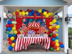 Mocsicka Carnival Backdrop Banner for 70.8 x 43.3 Inch, Night