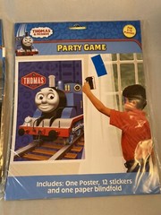 4 Pc Set Thomas and Friends Happy Birthday Party Welcoming Kit & Party Game #1