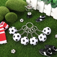 Blulu 60 Pcs Soccer Keychains Rugby Stress Ball Sports Ball Keychains for Boy…