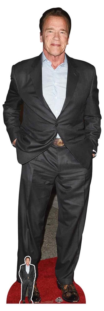 Arnold Schwarzenegger Celebrity Lifesize Cardboard Cutout & FREE Mini