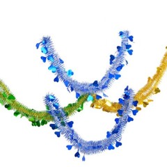 10PCS 2m Wedding Garland Colorful Ribbons Shiny Birthday Party Room Wall Decors