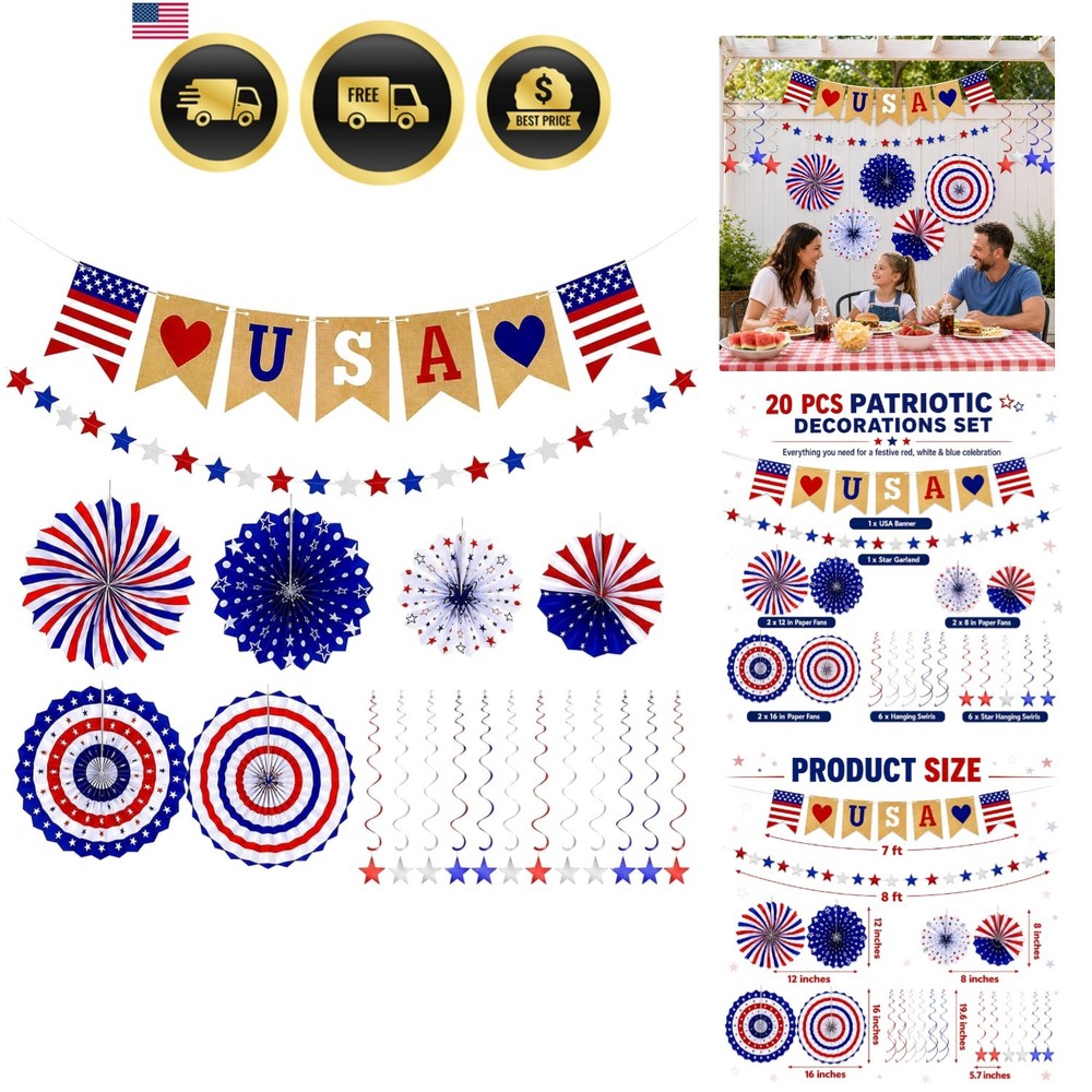 Halloween Party Decorations Set, 23 PCS Easy Setup, Spider Web Fans, Banner &…