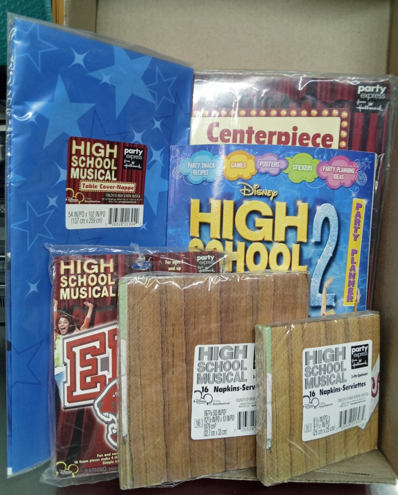 High School Musical Party 6Pak: Centerpiece/Party Planer/Table Cover+ (A41-03)