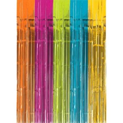 BRIGHT RAINBOW FOIL DOOR CURTAIN ~ Birthday Party Supplies Hanging Decoration