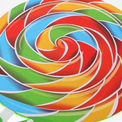 2 Pcs Lollipop Prop Large Lollipop Giant Fake Candy Photo Booth Prop Simulati…