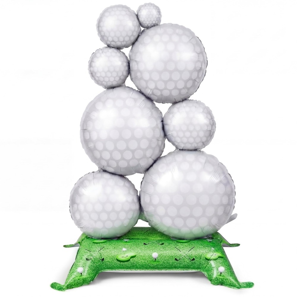 1 Pcs 3.5 ft Giant Self Standing Golf Balloons Freestanding Foil Balloons for…