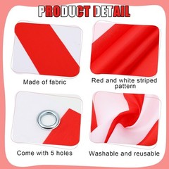 Carnival Tent Circus Theme Party Decorations White and Red Striped Red,