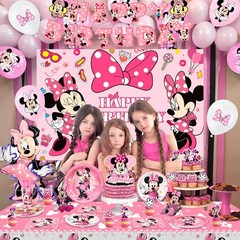 Minnie Mouse Party Supplies 113 Minnie Birthday Party Decoration Balloons Plates