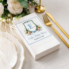 Personalized Duck Baby Shower Napkins Custom Party Decor SATTNA0707