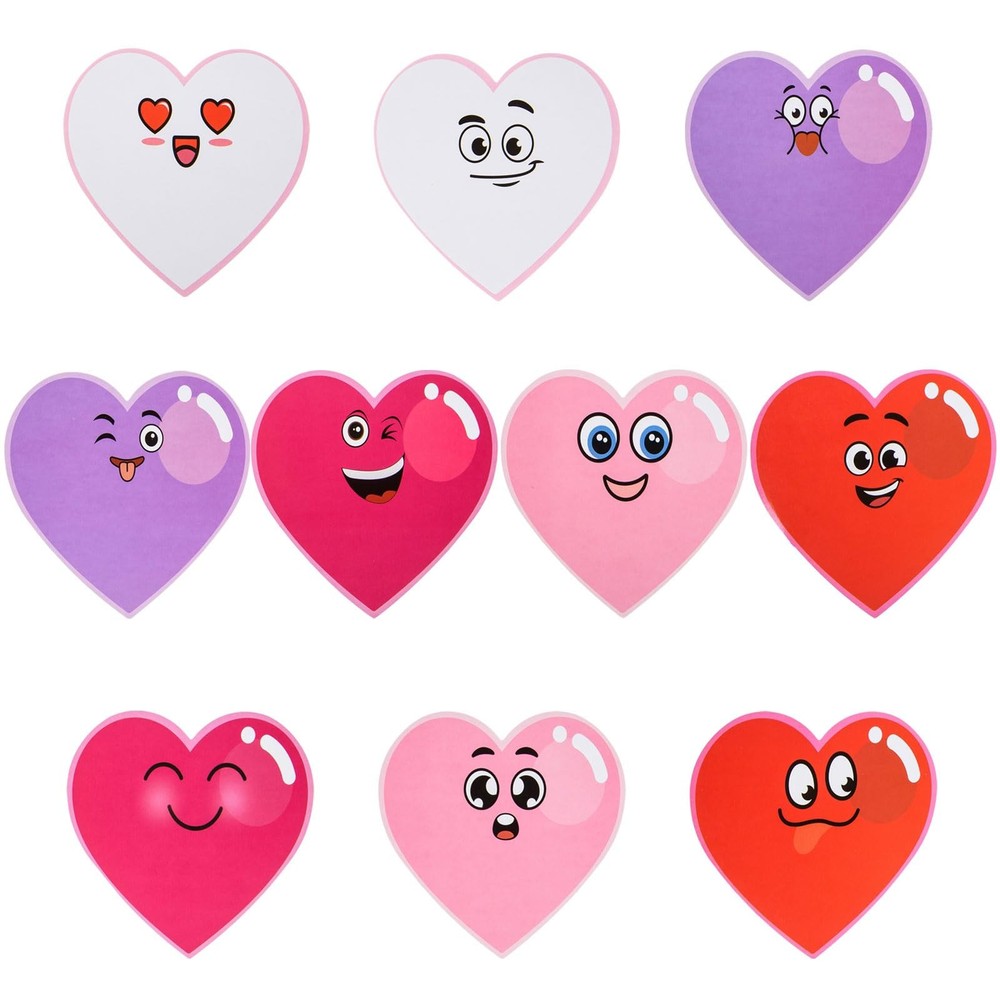 120 PCS 4 Inch Heart Cutouts Assorted Color Paper Die Cut Glue Point Dots Decor