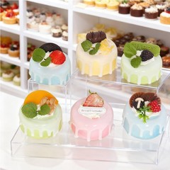 6 PCS Fake Cupcake Jam Artificial Cake Dessert Faux Food Model Photo Display