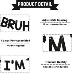 Bruh I’M Ten Banner – Boy’S 10Th Bruh Birthday Party Decor, Teen Boy Bday Ideas,