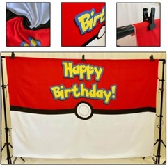 Pokemon Birthday Ballons & Banner Set