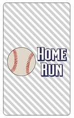 60 Sports Baseball Miniature Candy Bar Wrapper, Mini Candy Bar Stickers