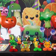 8 Pcs Hey One Bear Sensory Fruit Honeycomb Centerpiece Dancing Fruit 1st Birt…