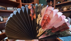 Hanging Paper Fans Set Paper Decorations 8pcs