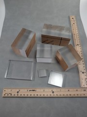 7 Pcs Acrylic Cubes for Display Product Photography Props Transparent Acrylic
