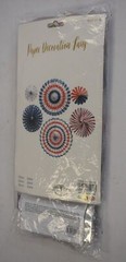 Cmaone Patriotic Party Decorations Set 4th of July American Flag Theme Supplies