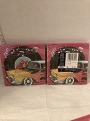 Fun Rock & Roll Classic 50’s Table Decorating kit and 4 Pack Napkins Classic Car