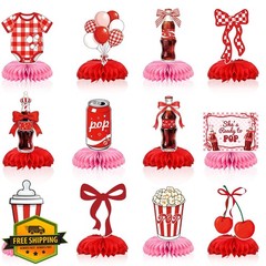 12 Pcs Shes Ready to Pop Baby Shower Decorations, Baby Shower Decorations,Hap…