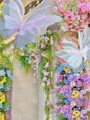 3D Simulated Butterfly Decoration, For Birthday Wedding Outdoor Party