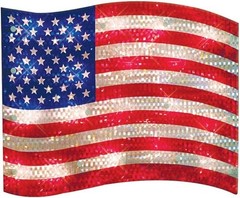 FLAG SHIMMER ORNAMENTAL