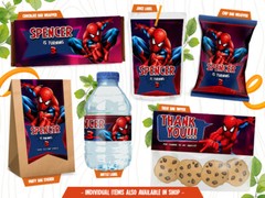 Spiderman DIGITAL Birthday Bundle, Spidey Party Bundle, Party Pack – YOU PRINT