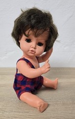 Cute Plastic Doll WW Doll 26cm Sleep Eyes Collectors Vintage